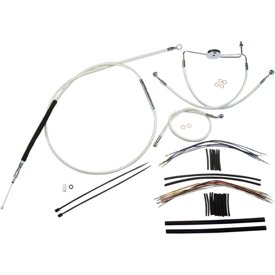 MAGNUM（ジェントス） - MAGNUM マグナム CONTROL CABLE KIT SC2 [0610-0909] HARLEY-DAVIDSON ハーレーダビッドソン ブレーキワイヤー・ブレーキケーブル 打ちきり バイク-車、バイク、自転車