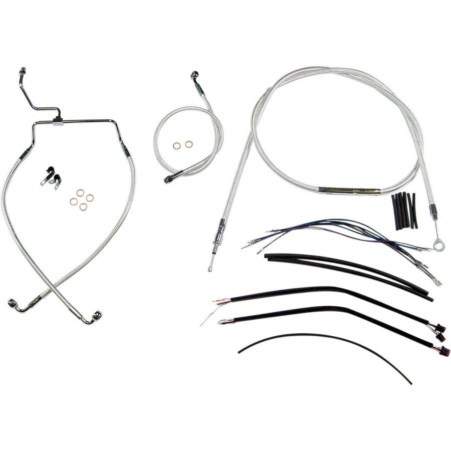 MAGNUM（ジェントス） - MAGNUM マグナム CONTROL CABLE KIT SC2 [0610-0952] Road King (EFI) - FLHR 2014 2015 HARLEY-DAVIDSON ハーレーダビッドソン 打ちきり バイク-ワイヤー、ケーブル類