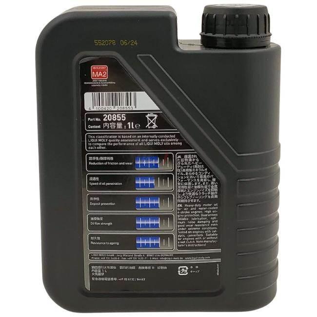 LIQUI MOLY（リキモリ） Motorbike STREET 4T (ストリート) 【20W-50