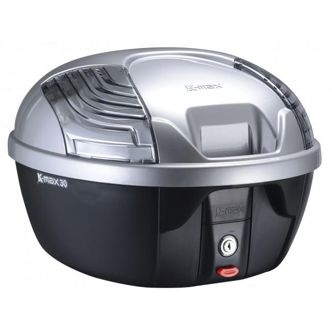 K-MAX ケーマックス K17 30L リアボックス ワーニングランプなし カラー：シルバー トップケース・テールボックス 車体用バッグ・ケース