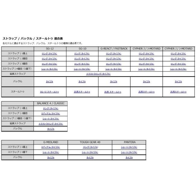gaerne ガエルネ ストラップ タイプA カラー：ブラック / サイズ：ミディアム(首下8.2cm) その他オフロードブーツオプション・補修部品 フットウェア | GAERNE | 02