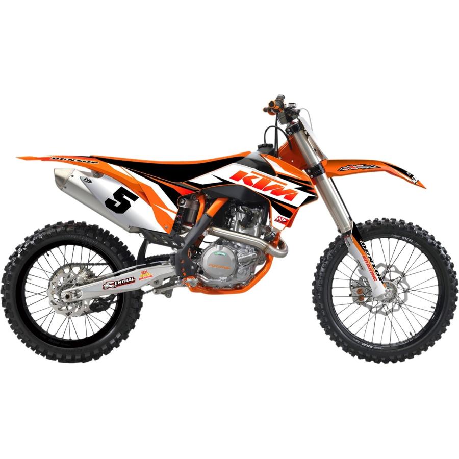 N STYLE エヌスタイル GRAPHIC IMPACT KIT KTM POSITION：Front/Rear