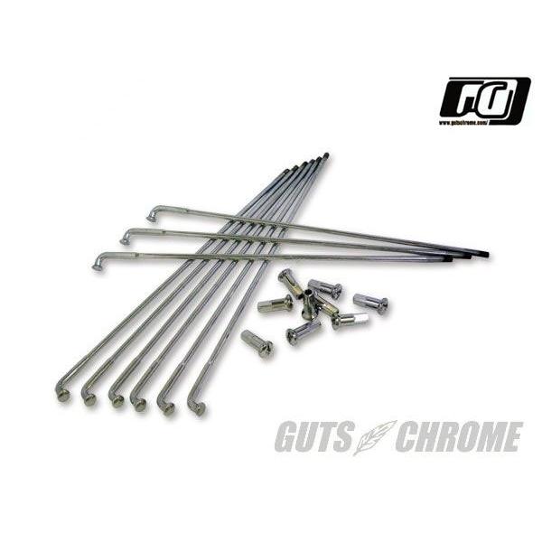 ハーレーCustom Chrome クロームスポークセット 16インチ GUTS CHROME ガッツクローム 16インチ スポークセット HARLEY