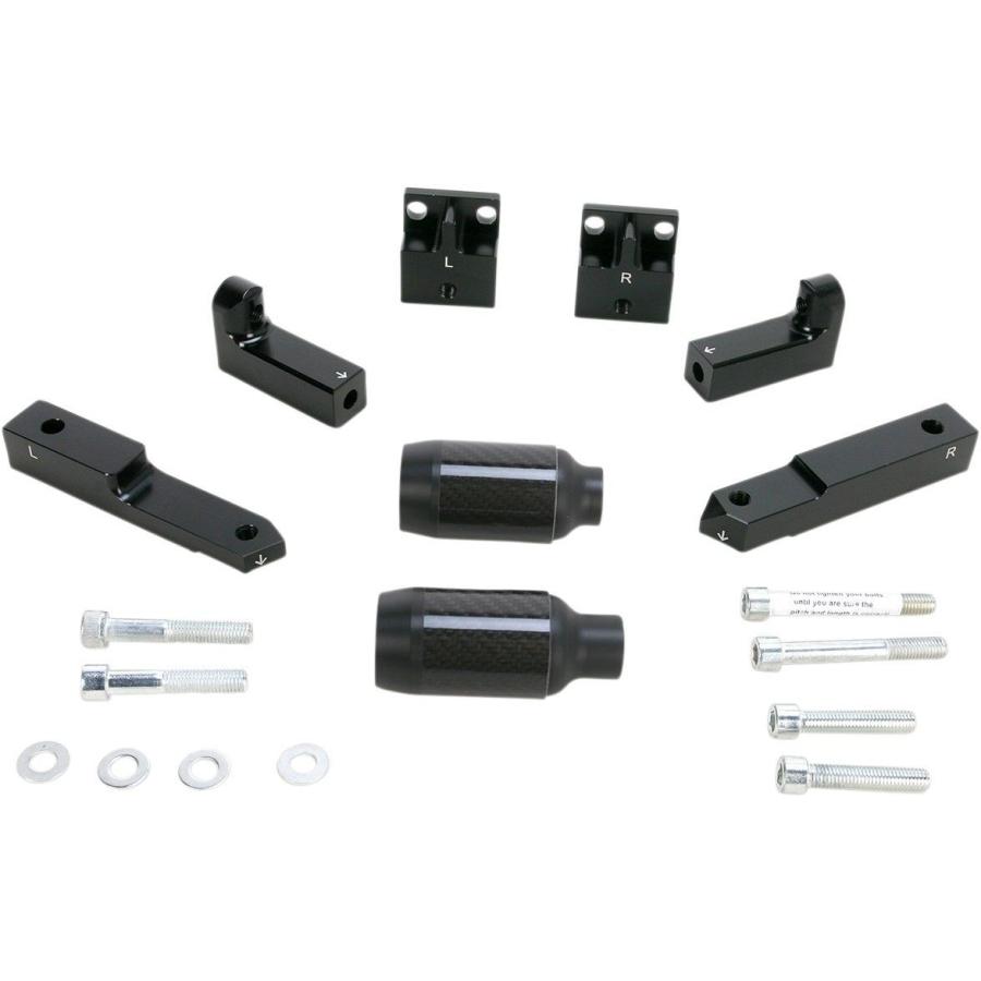 ブランド登録なし - POWERSTANDS RACING パワースタンズレーシング FRAME SLIDERS KAW CRBN [0505-1313] EX300R Ninja 300 2013 - 2016 KAWASAKI カワサキ 枠組み フレーム-バイク