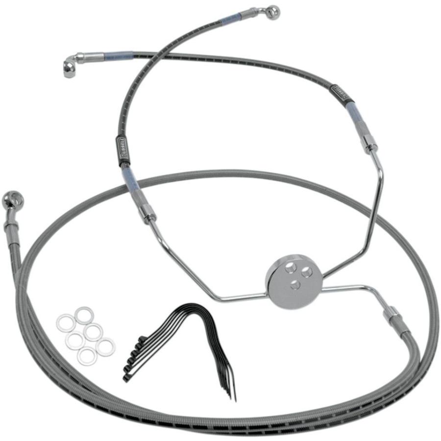 RUSSELL ラッセル F．BRAKE LINE 84-99 FXST／C [08728DS] HARLEY-DAVIDSON ハーレーダビッドソン ブレーキホース・クラッチホース ブレーキ