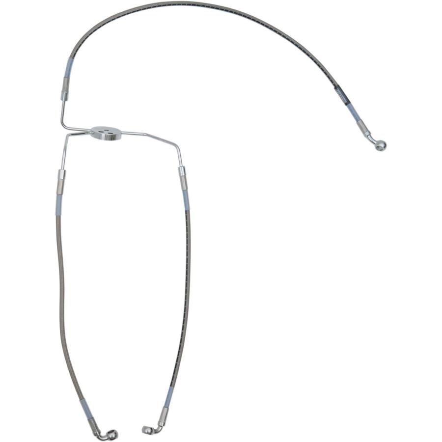 RUSSELL ラッセル LINE BRK FR 08-13FL NOABS [1741-2623] HARLEY-DAVIDSON ハーレーダビッドソン ブレーキホース・クラッチホース ブレーキ | ブランド登録なし