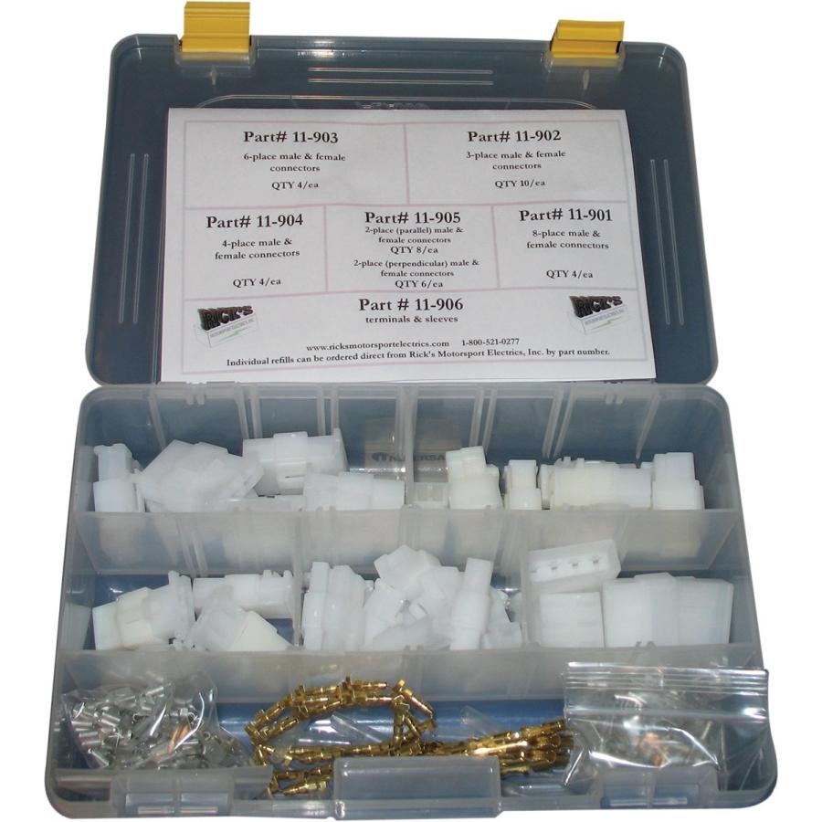 RICK’S MOTORSPORT ELECTRIC リックズモータースポーツエレクトリック KIT ワイヤーコネクター [2120-0349] 配線金具・クリップ スイッチ・ハーネス関係 | ブランド登録なし