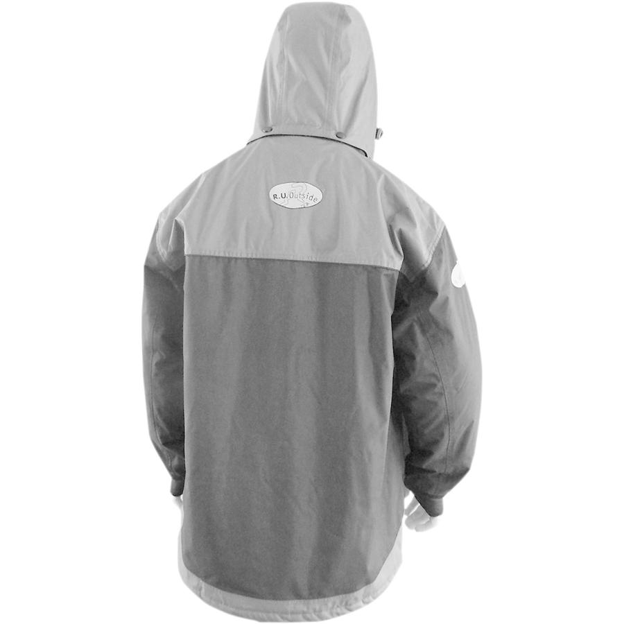 RU OUTSIDE アールユーアウトサイド JACKET VORTEX BLK／GRAY サイズ：X-Large [2854-0170] レインウェア アパレル | ブランド登録なし | 01