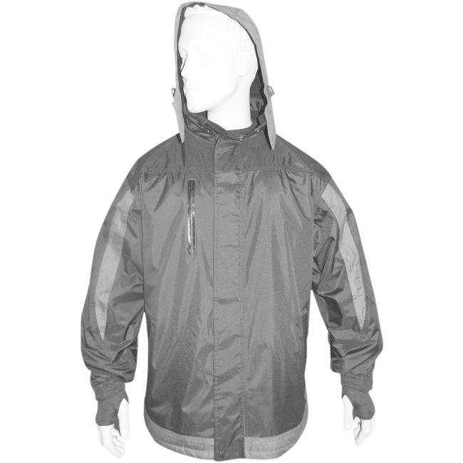 RU OUTSIDE アールユーアウトサイド JACKET VORTEX BLK／GRAY サイズ：X-Large [2854-0170] レインウェア アパレル | ブランド登録なし | 03