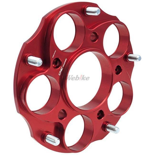 CNC Racing シーエヌシーレーシング リアスプロケットキャリア カラー：レッド DUCATI ドゥカティ スプロケットキャリア 駆動系