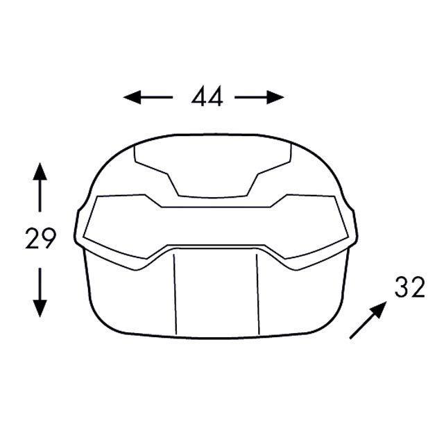 HEPCO＆BECKER ヘプコ＆ベッカー トップケース Journey／ジャーニー TC40 カラー：シルバー トップケース・テールボックス 車体用バッグ・ケース | ヘプコ＆ベッカー | 02