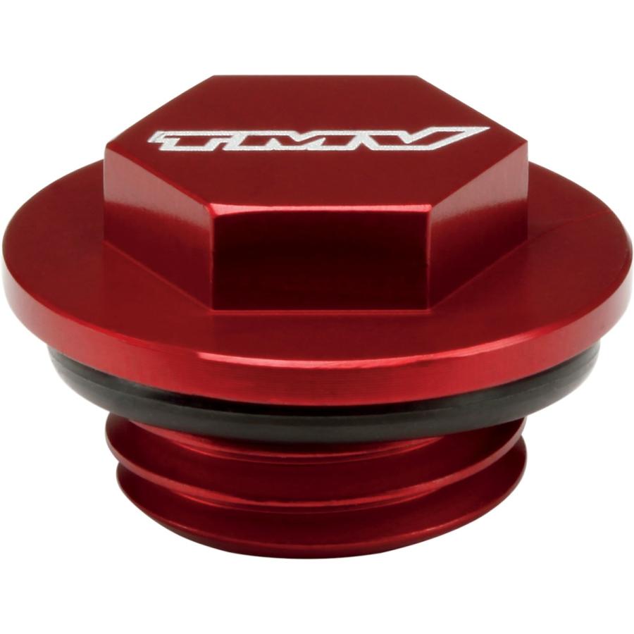 TMV ティーエムブイ OIL PLUG HONDA RED [0950-0292] CR125 CR250R 2005 - 2016 CRF250R CRF250X CRF450R CRF450X ホンダ フィラーキャップ エンジンパーツ | ブランド登録なし