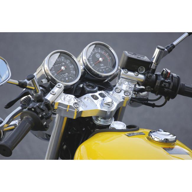 OVER オーヴァー スポーツライディング ハンドルキット カラー：シルバー SR400 YAMAHA ヤマハ セパレートハンドル ハンドル