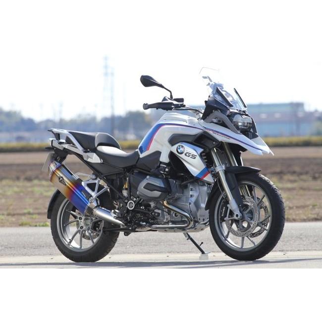 r’s gear アールズギア ワイバンリアルスペック スリップオンマフラー サイレンサータイプ：チタンドラッグブルー R1200GS Adventure BMW マフラー