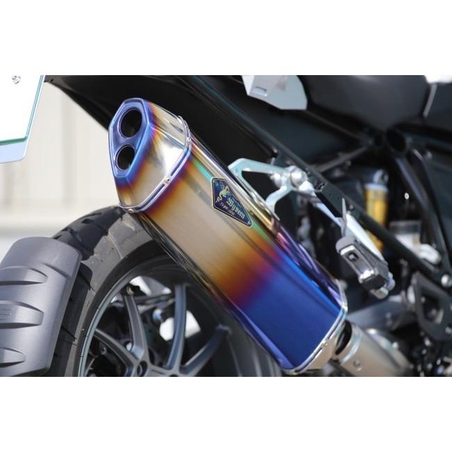 r’s gear アールズギア ワイバンリアルスペック スリップオンマフラー サイレンサータイプ：チタンドラッグブルー R1200GS Adventure BMW マフラー