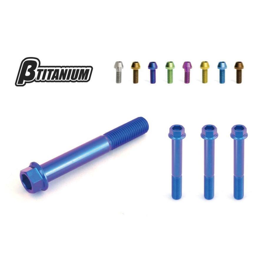 βTITANIUM ベータチタニウム フロントキャリパー マウントチタンボルト