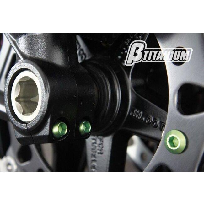 βTITANIUM ベータチタニウム フロントフォーク ピンチチタンボルトキット ローズピンク タイプ：ストレートキャップ ZX-10 R ZX-6 KAWASAKI カワサキ 足回り | βTITANIUM | 04