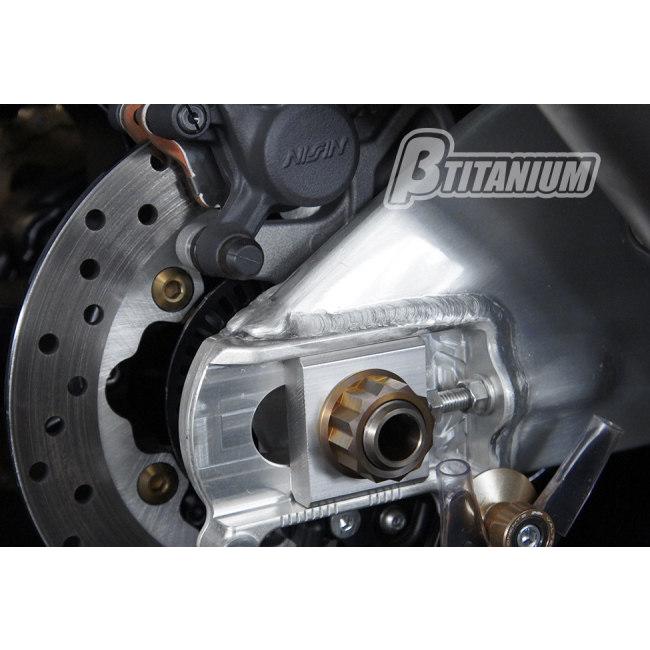 βTITANIUM ベータチタニウム リアブレーキ ディスクローター チタンボルトキット カラー：シルバー(処理無し) KAWASAKI カワサキ ローターボルト ブレーキ | βTITANIUM | 05