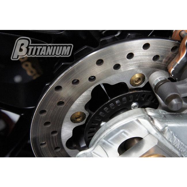 βTITANIUM ベータチタニウム リアブレーキ ディスクローター チタンボルトキット カラー：シルバー(処理無し) KAWASAKI カワサキ ローターボルト ブレーキ | βTITANIUM | 06