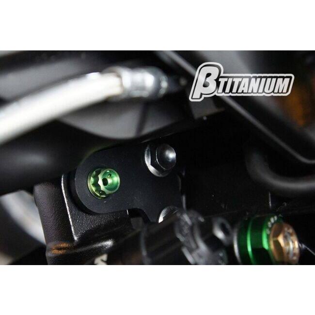 βTITANIUM ベータチタニウム リアサスペンションリンク チタンボルトキット カラー：ブラウンゴールド(陽極酸化処理) YZF-R1 YZF-R1M YAMAHA ヤマハ 足回りの画像