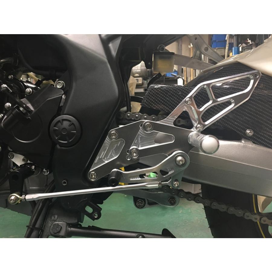 K-FACTORY ケイファクトリー ライディングステップ レース仕様 カラー：スーパーブラック CBR250RR HONDA ホンダ バックステップ ステップ 足回り