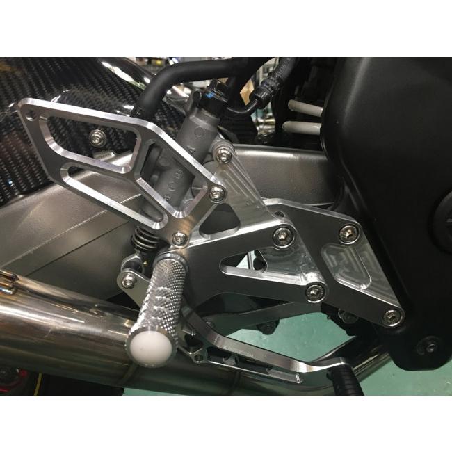 K-FACTORY ケイファクトリー ライディングステップ レース仕様 カラー：スーパーブラック CBR250RR HONDA ホンダ バックステップ ステップ 足回り_1