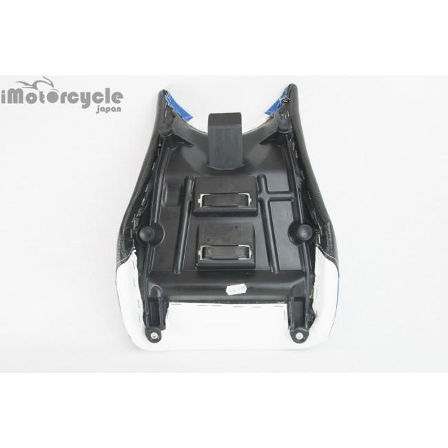 RACESEATS レースシーツ シートASSY ホワイトレザーライン S1000RRロゴ S1000RR -17、HP4 BMW シート シート関連 外装の画像