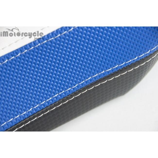 RACESEATS レースシーツ シートASSY ホワイトレザーライン S1000RRロゴ S1000RR -17、HP4 BMW シート シート関連 外装の画像