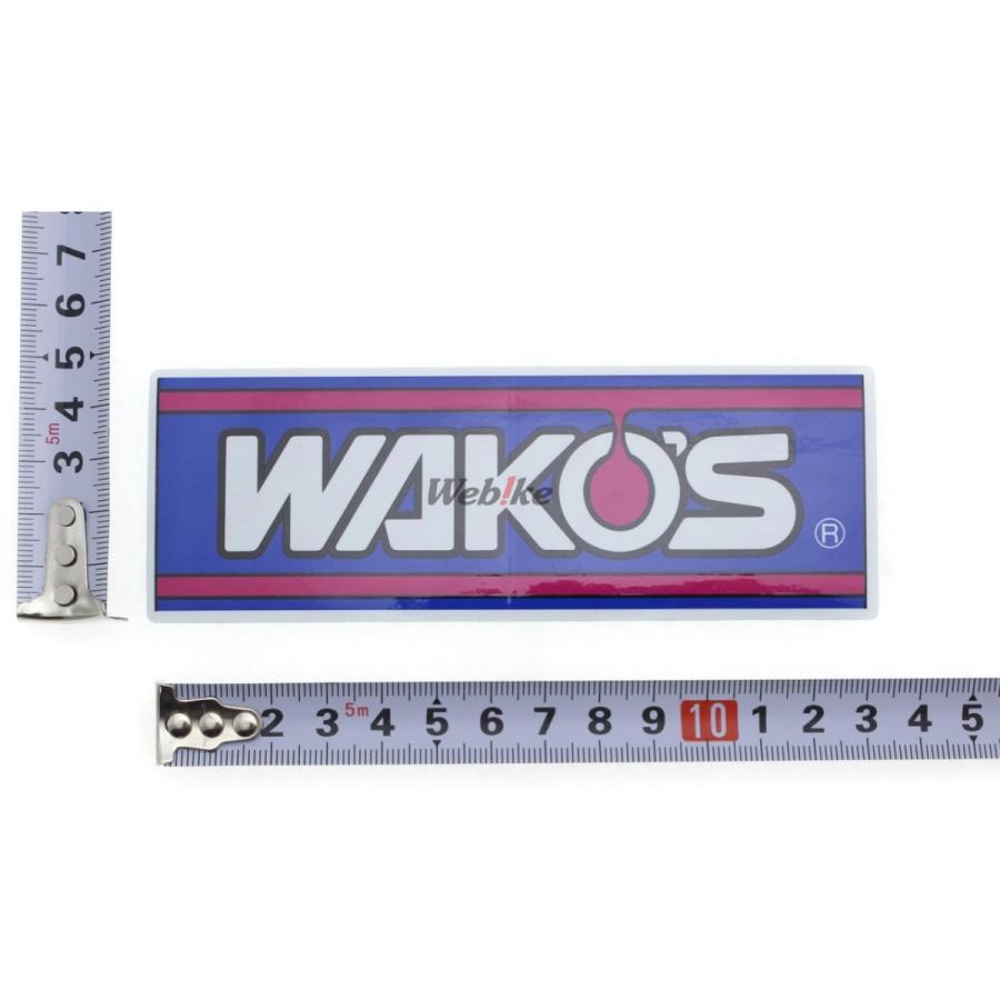 WAKOS WAKOS:ワコーズ ステッカー サイズ：S(約50mm×141mm) :23382986:ウェビック1号店 - 通販 ...
