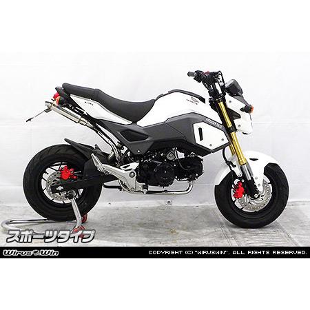 Wirus Win アトミックツインマフラー（フルエキ） Webike | WirusWin ウイルズウィン アトミックツインマフラー【フル