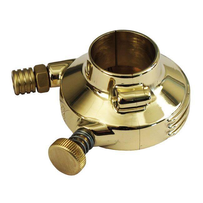 KUSTOM TECH カスタムテック デラックス エクスターナル スロットルハウジング【DELUXE EXTERNAL THROTTLE HOUSING】 カラー：POLISHED BRASS ハンドル