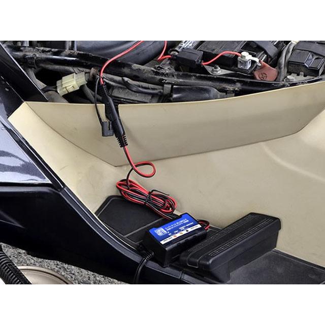 SUPER NATTO（スーパーナット） 全自動12Vバイクバッテリー充電器