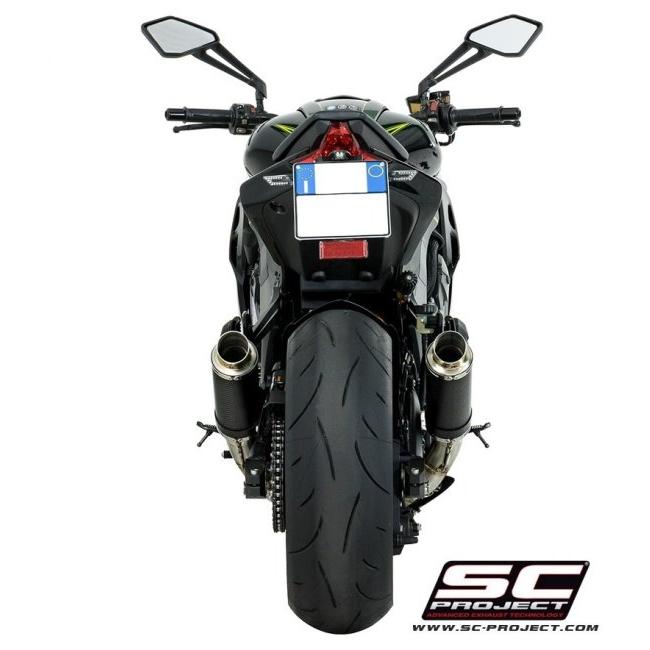 SC-PROJECT SCプロジェクト ダブル GP-M2 スリップオンサイレンサー Z1000 (水冷) KAWASAKI カワサキ スリップオンマフラー マフラーの画像
