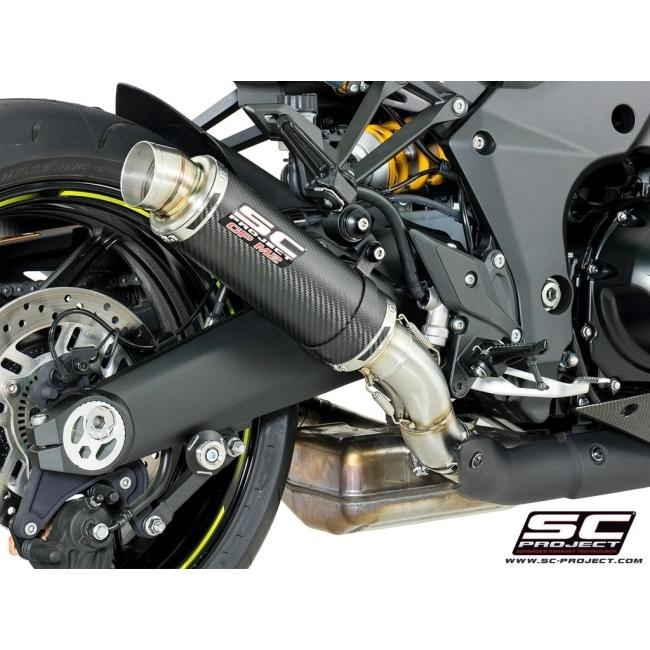 SC-PROJECT SCプロジェクト ダブル GP-M2 スリップオンサイレンサー Z1000 (水冷) KAWASAKI カワサキ スリップオンマフラー マフラーの画像
