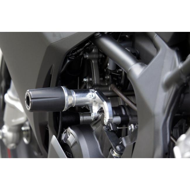OVER オーヴァー レーシングスライダー カラー：シルバー CBR250RR HONDA ホンダ エンジンスライダー・フレームスライダー フレーム_3