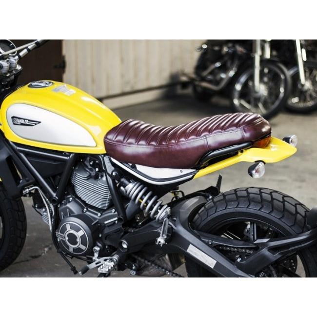 モーターロック 本革シート ベージュ Motor Rock モーターロック 本革シート カラー：ブラウン Scrambler
