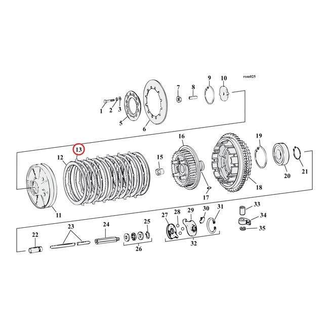 ALTO PRODUCTS アルトプロダクツ CLUTCH PLATE SET KEVLAR 84-89