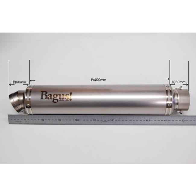 Bagus!（バグース） Φ90チタンサイレンサー 差込径：Φ60.5／内径：Φ45