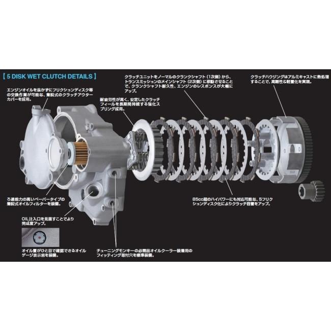 DAYTONA（デイトナ） 2次側湿式クラッチキット (ショットブラスト)5