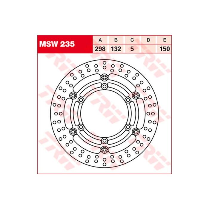 TRW:ティーアールダブル TRW BRAKE-DISCS [MSW235]