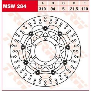 TRW:ティーアールダブル TRW BRAKE-DISCS [MSW284] CTX 1300 A [SC74] STX 1300 A Pan European [SC51] STX 1300 Pan European [SC51] 02-04