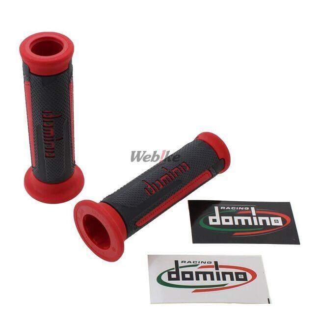 domino ドミノ ツーリスモタイプ グリップ カラー：ブラック×レッド ハンドル | domino | 01