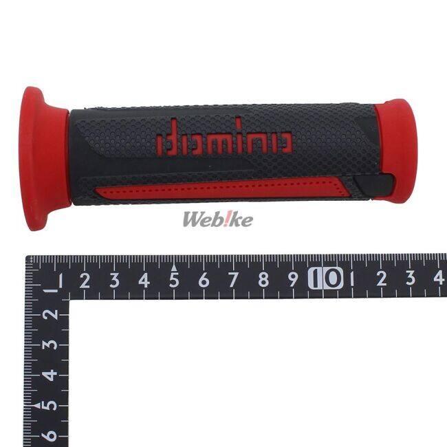 domino ドミノ ツーリスモタイプ グリップ カラー：ブラック×レッド ハンドル | domino | 08