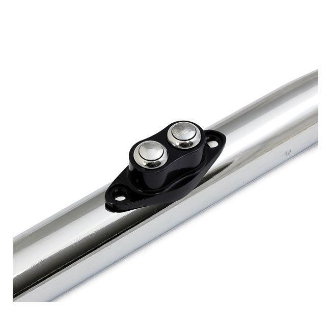 MCS エムシーエス ダブル D ハンドルバースイッチ【DOUBLE HANDLEBAR SWITCH】 COLOR：BLACK ハンドルスイッチ・スイッチボックス ハンドル周辺パーツ ハンドル