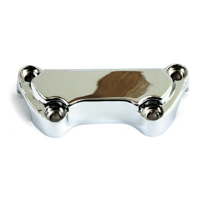 MCS エムシーエス ハンドルバー トップクランプ スカート無し【HANDLEBAR TOP CLAMP W／O SKIRT】 COLOR：CHROME MOST 73-16 B．T． XL (EXCL． FLT／TOURING)