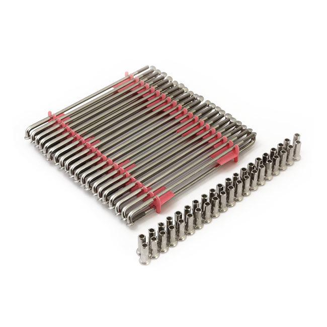 MCS エムシーエス ステンレス スポークセット【STAINLES SPOKE SET】 スポーク・ニップル ホイール関連 足回り