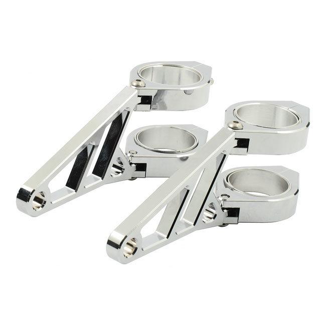 MCS エムシーエス FINGERS アジャスターヘッドライトブラケットアッセイ【FINGERS ADJ HEADLAMP BRACKET ASSY】 SIZE：50／52／54MM ヘッドライト 灯火類