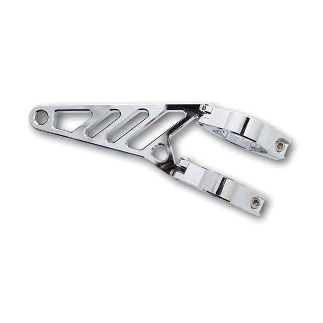 MCS エムシーエス FINGERS アジャスターヘッドライトブラケットAssy ロング【FINGERS ADJ  HEADLAMP BRACKET ASSY LONG】 SIZE：38-41MM ヘッドライト 灯火類の画像