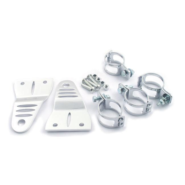MCS エムシーエス ストライカースロットヘッドライトブラケット【STRIKER SLOTTED HEADLAMP BRACKET ASSY】 SIZE：35-38 MM ヘッドライト 灯火類 電装系