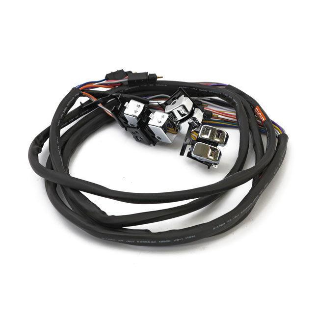 MCS エムシーエス バックライトLEDハンドルバー＆配線【BACKLIT LED HANDLEBAR SWITCHES ＆ WIRING】 07-13 FLT／Touring(NU) LED電装・LEDドレスアップパーツ